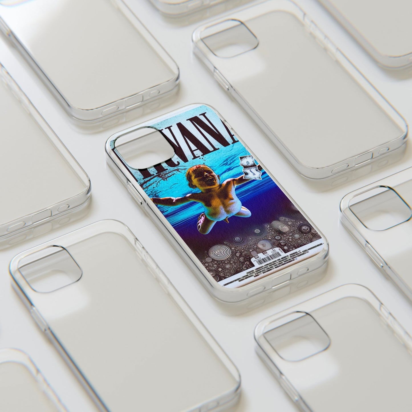 Nirvana Nevermind inspired Phone Cases