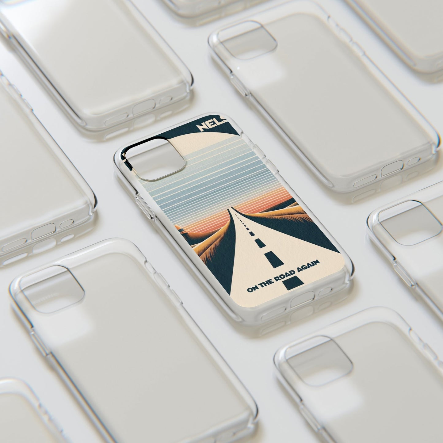 Willie Nelson On The Road Again inspired Phone Cases