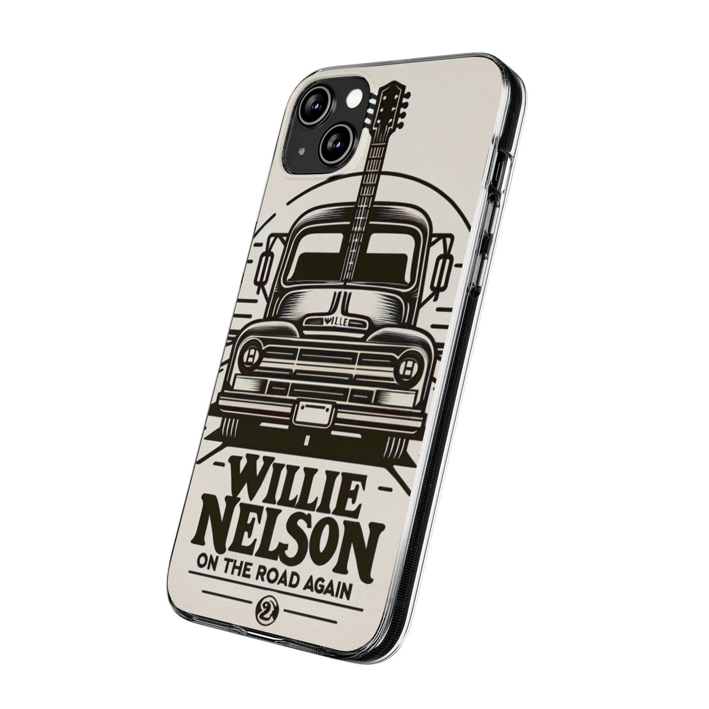 Willie Nelson On The Road Again inspired Phone Cases
