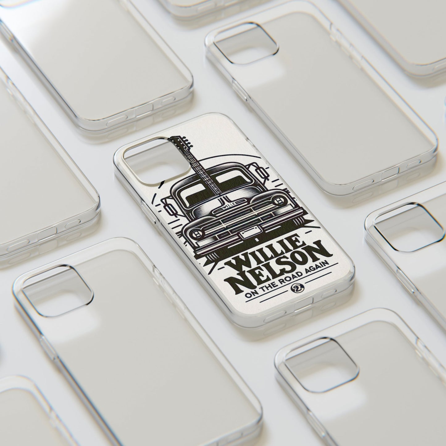 Willie Nelson On The Road Again inspired Phone Cases