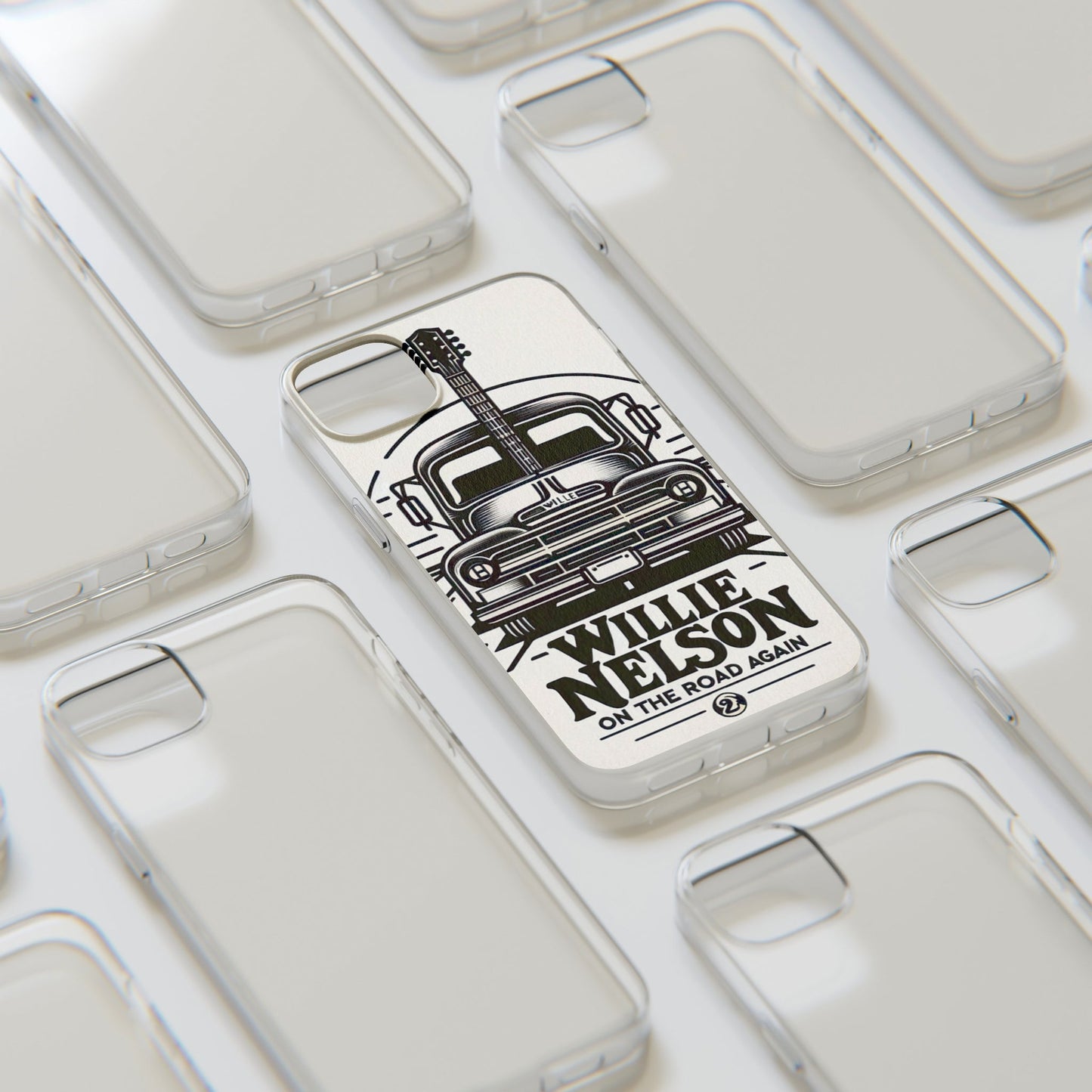 Willie Nelson On The Road Again inspired Phone Cases