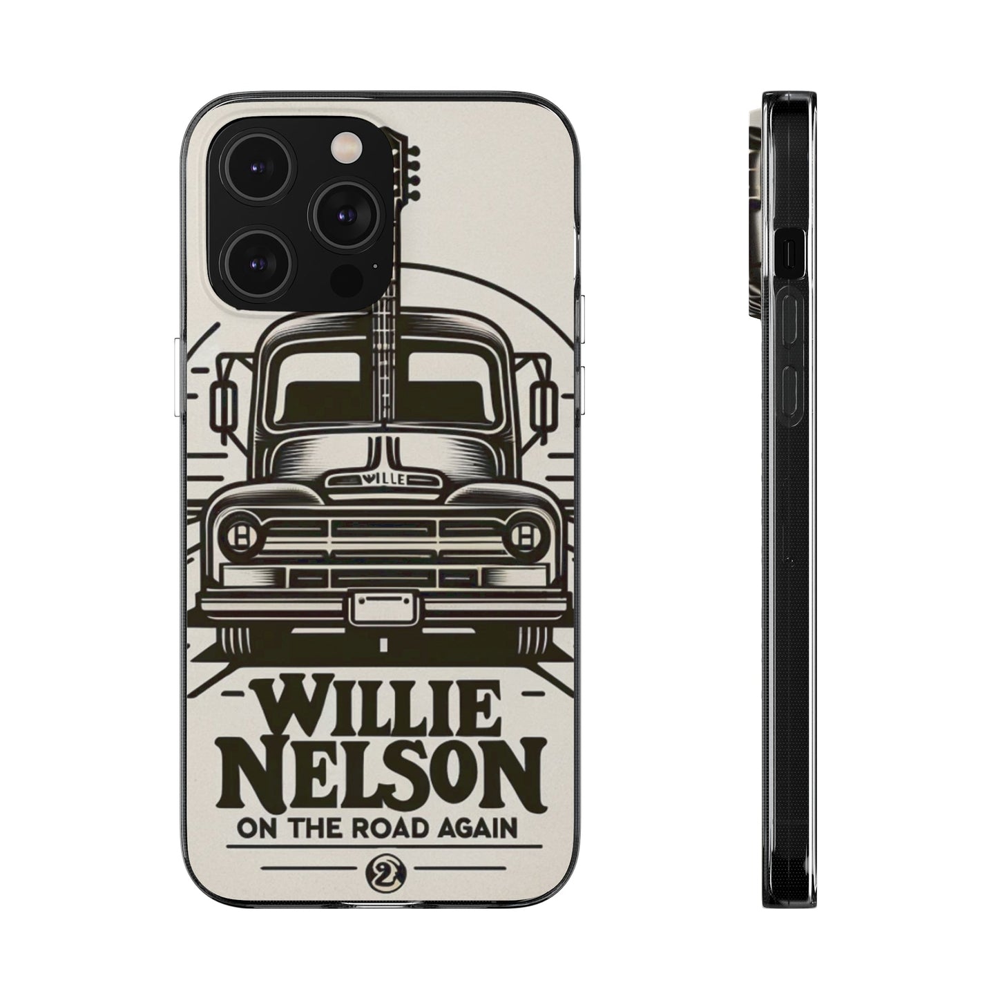 Willie Nelson On The Road Again inspired Phone Cases