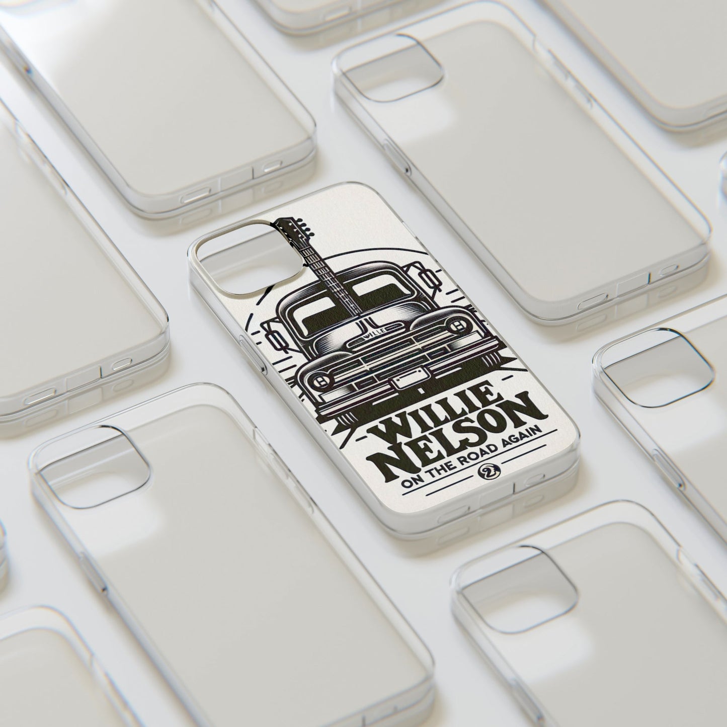 Willie Nelson On The Road Again inspired Phone Cases