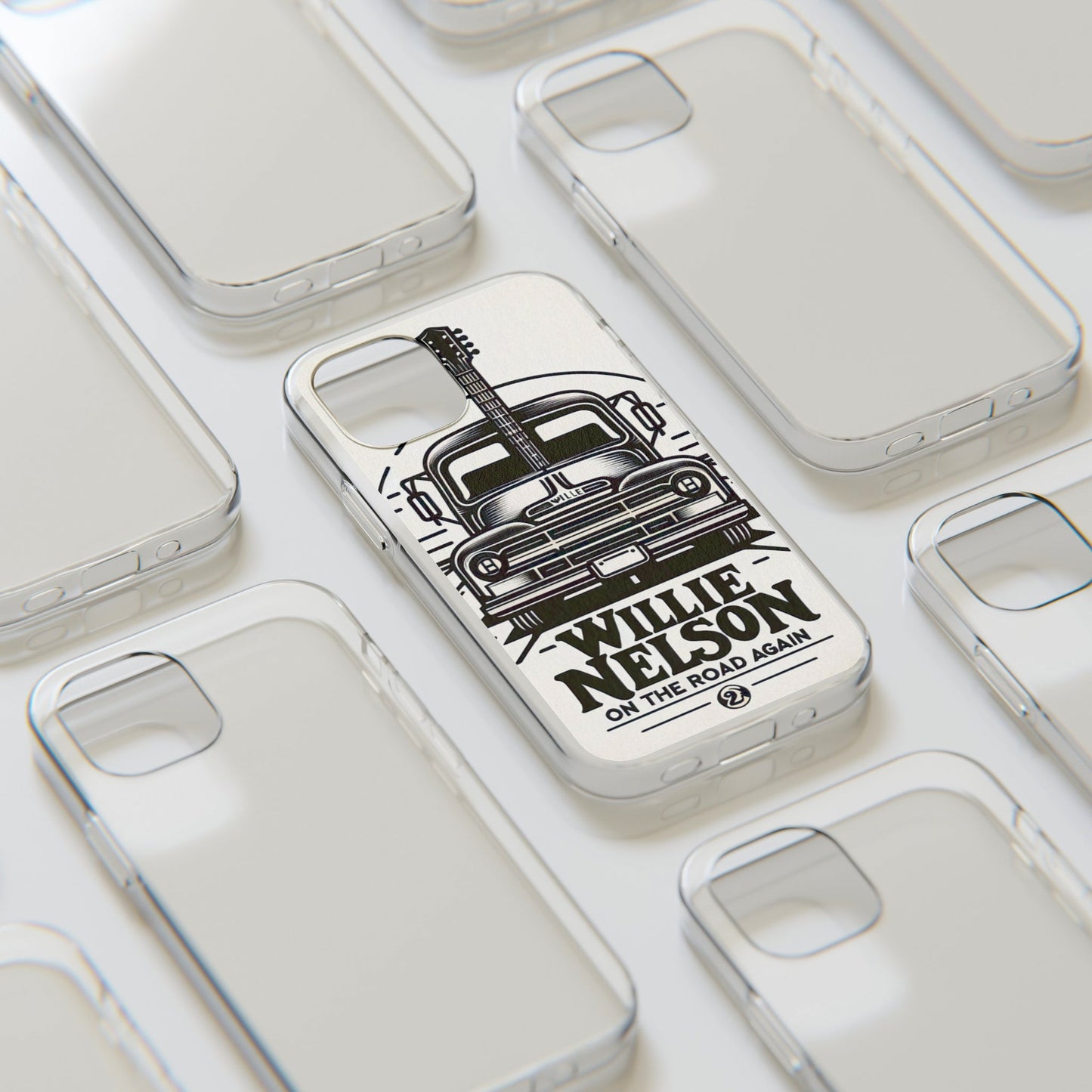 Willie Nelson On The Road Again inspired Phone Cases