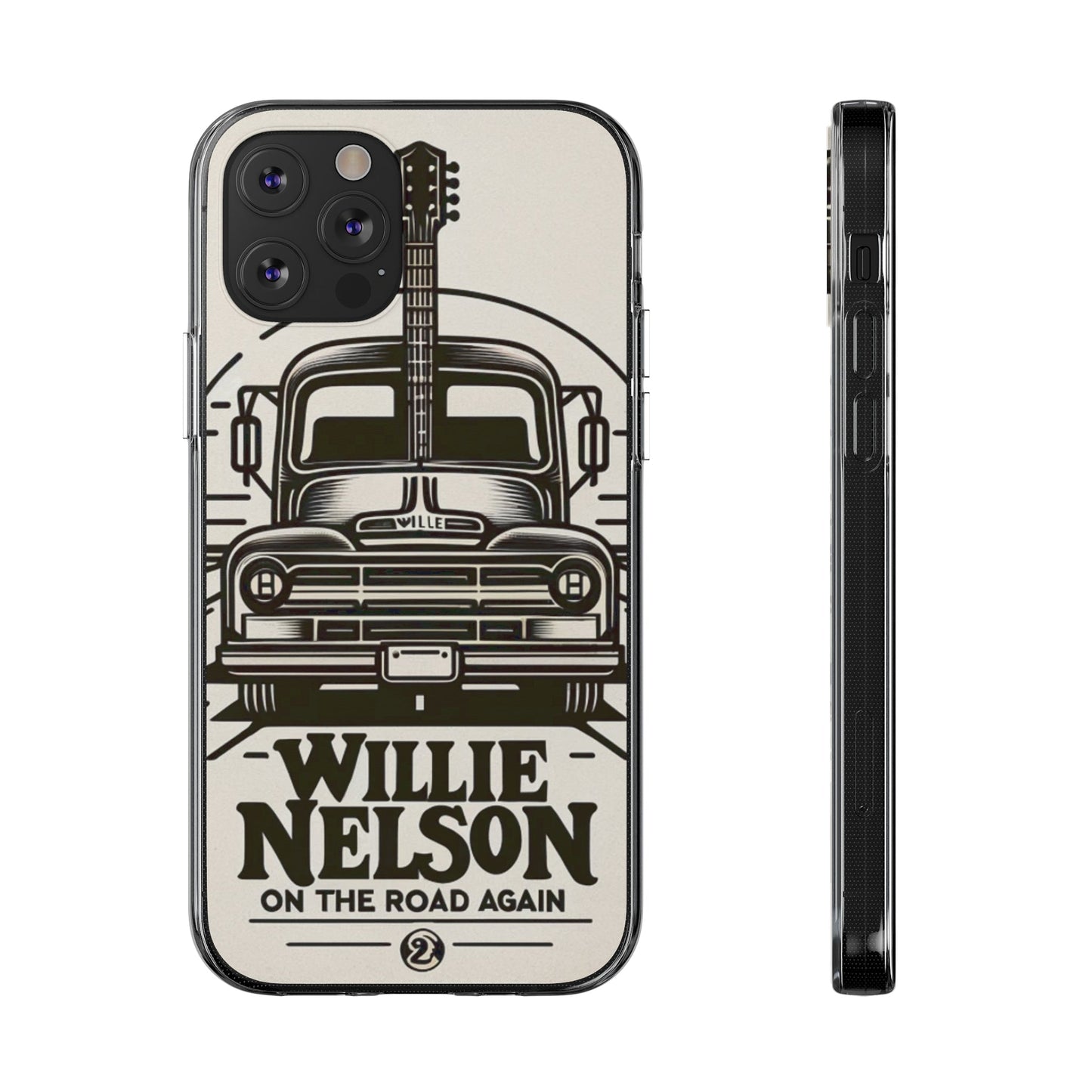 Willie Nelson On The Road Again inspired Phone Cases