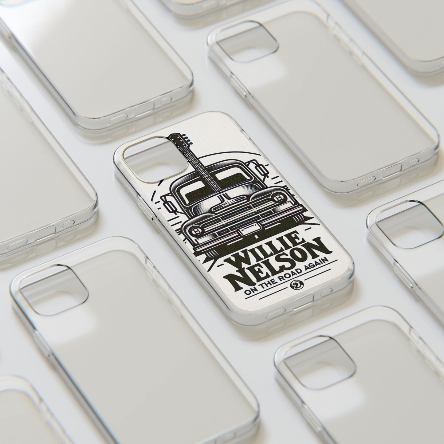 Willie Nelson On The Road Again inspired Phone Cases