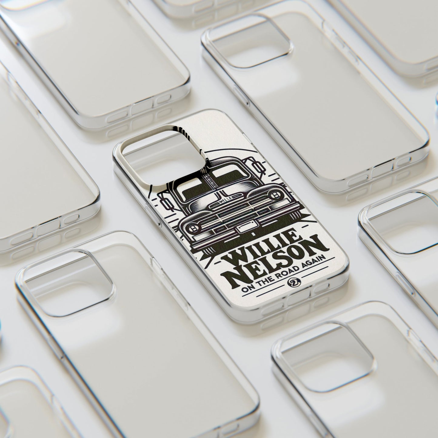 Willie Nelson On The Road Again inspired Phone Cases