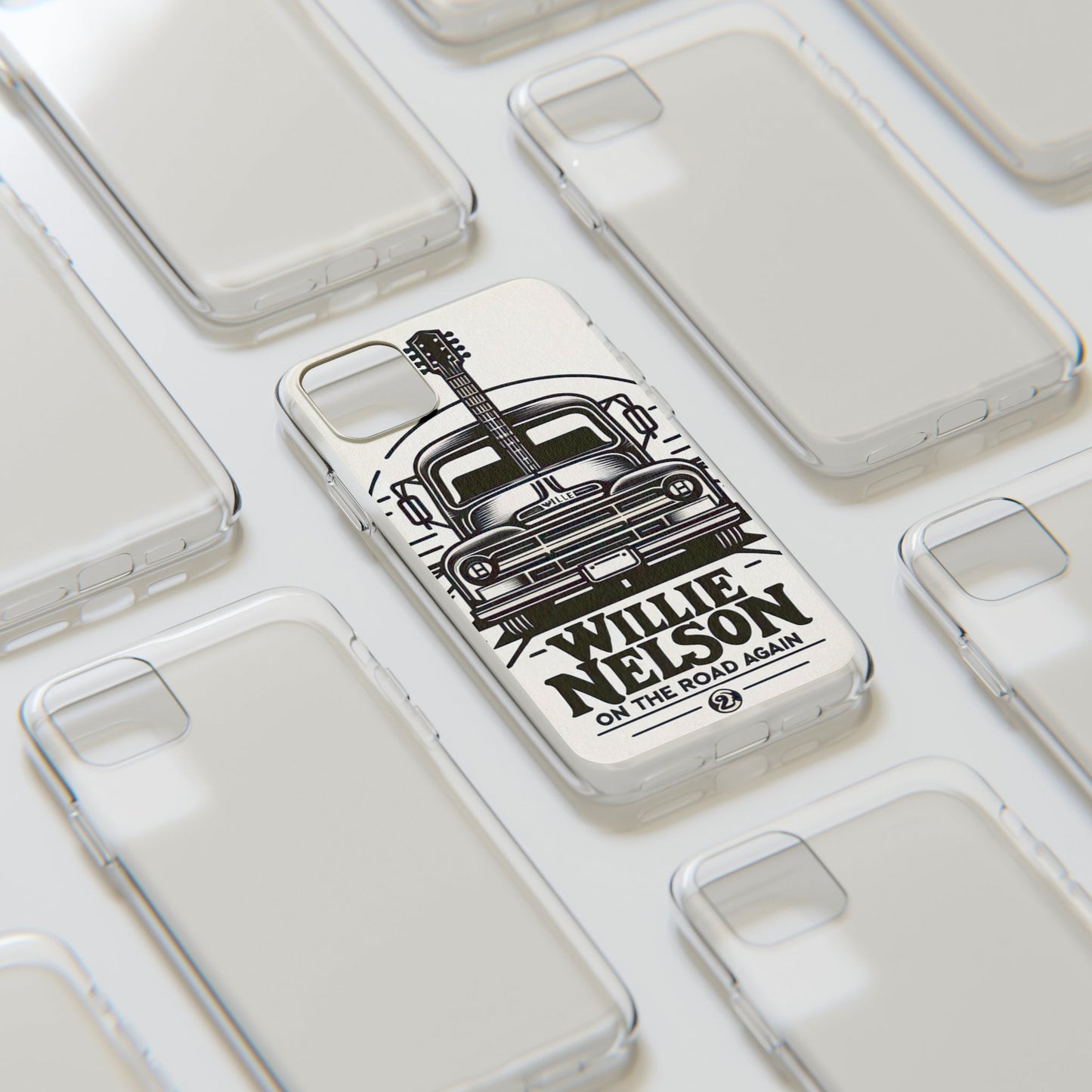 Willie Nelson On The Road Again inspired Phone Cases